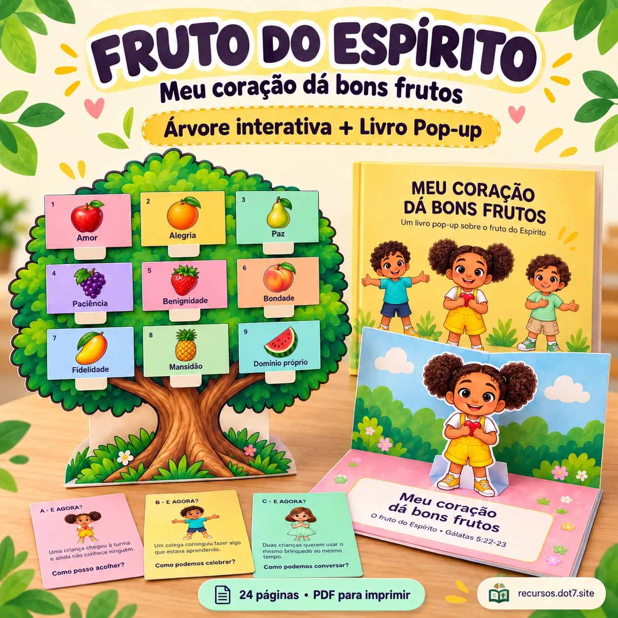 Prévia 1 de Fruto do Espírito - Meu coração dá bons frutos