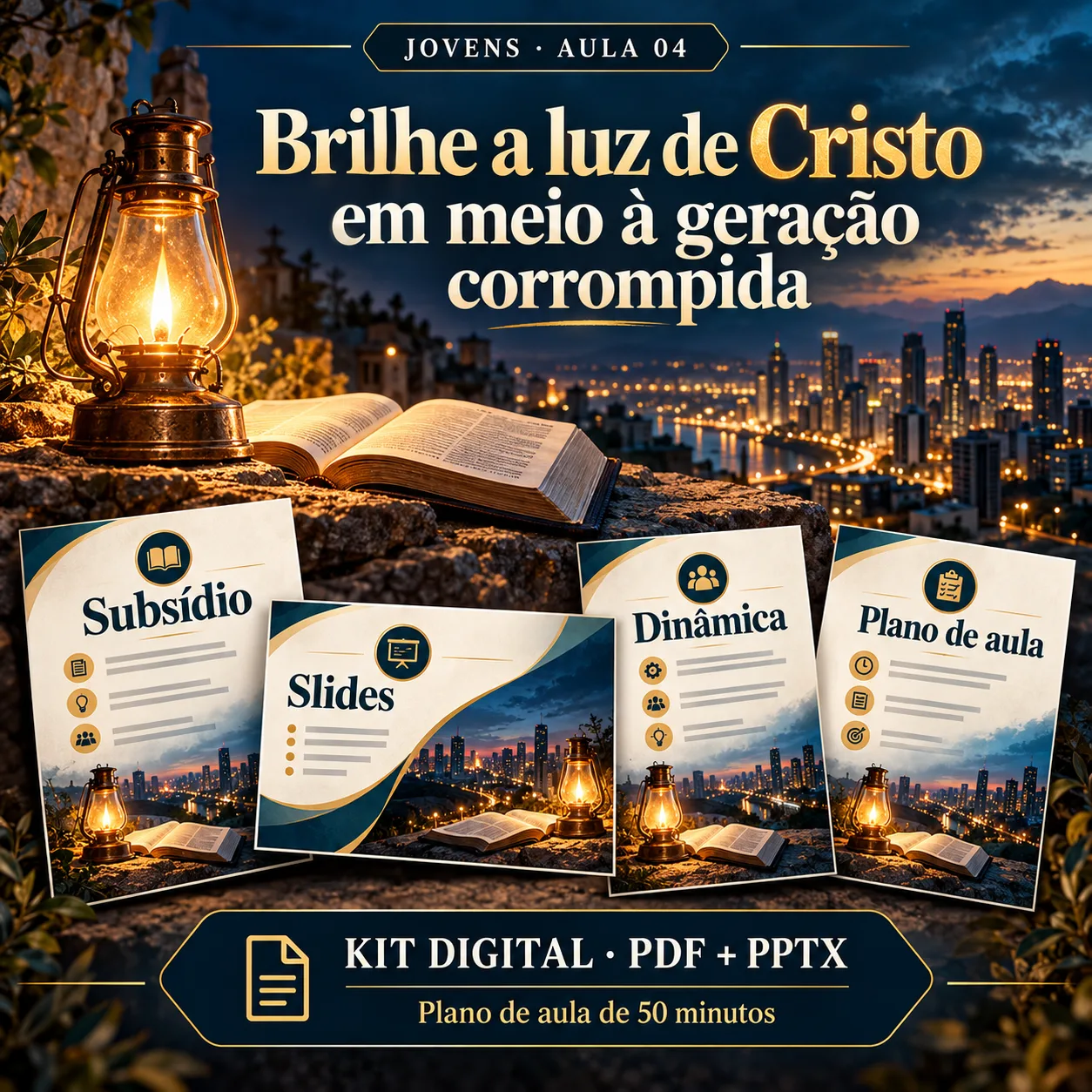 Prévia 1 de Kit aula 4 — Brilhe a luz de Cristo em meio à geração corrompida
