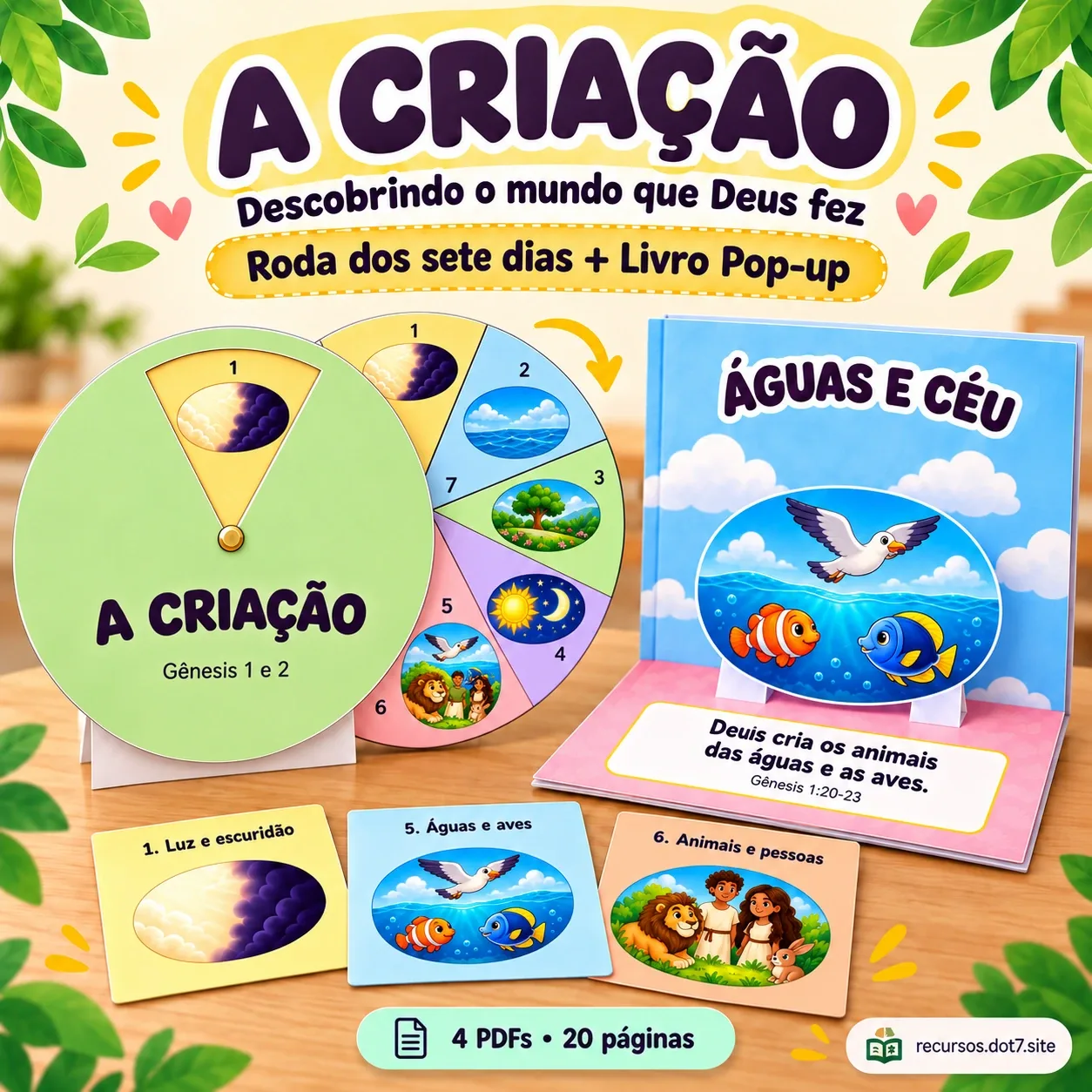 Prévia 1 de A Criação - Kit interativo e Livro Pop-up