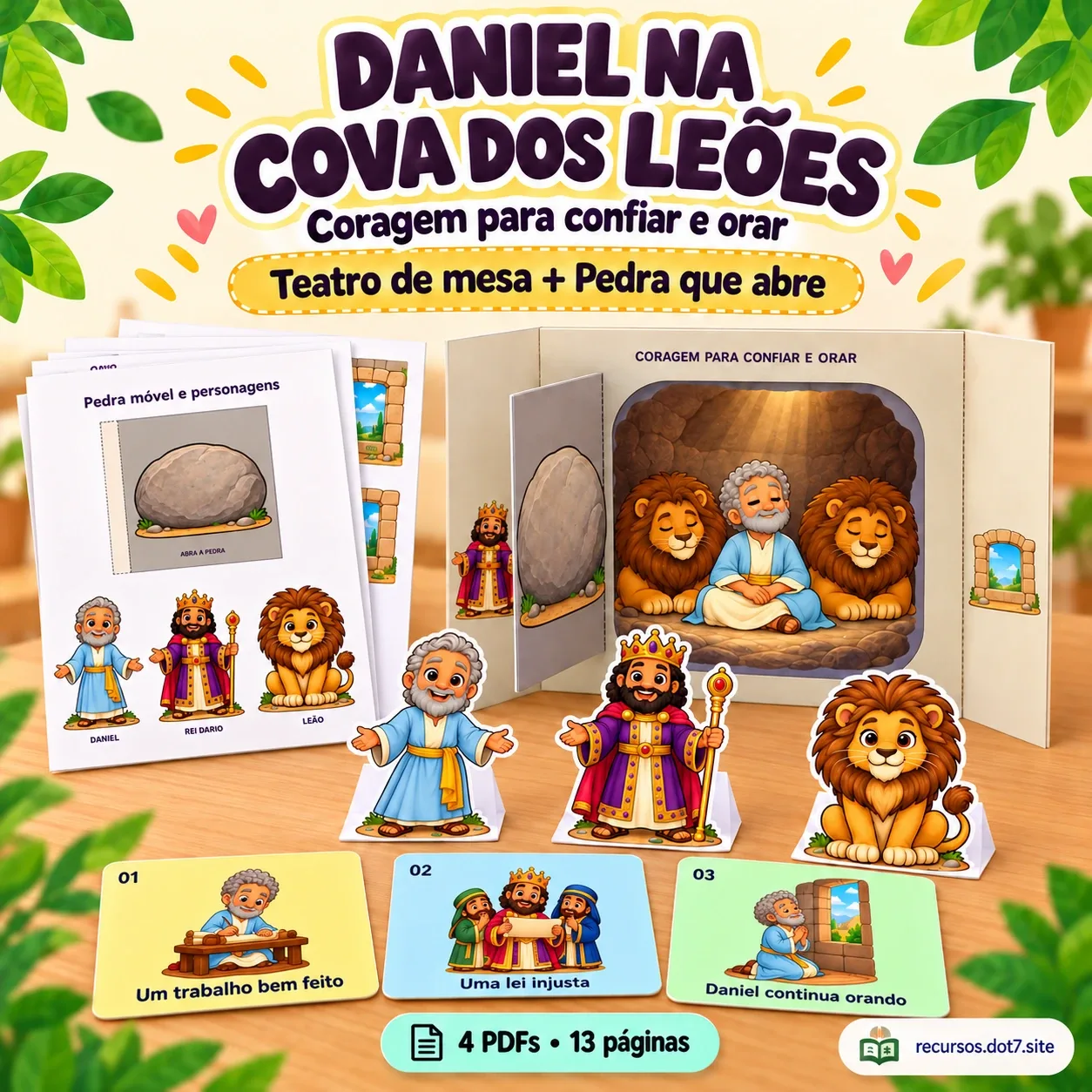 Prévia 1 de Daniel na Cova dos Leões - Teatro de Mesa