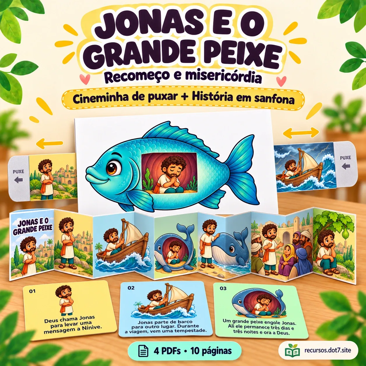 Prévia 1 de Jonas e o Grande Peixe - Cineminha e Sanfona