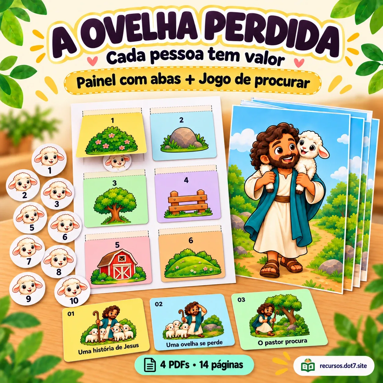 Prévia 1 de A Ovelha Perdida - Painel Interativo