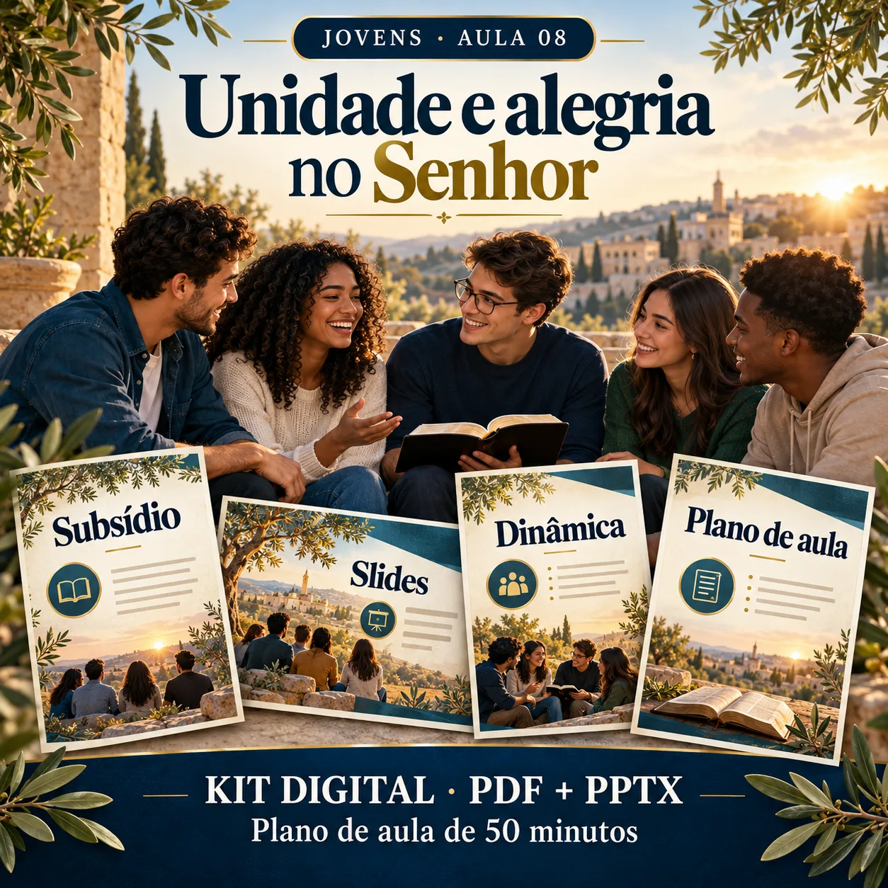 Prévia 1 de Kit aula 8 — Unidade e alegria no Senhor