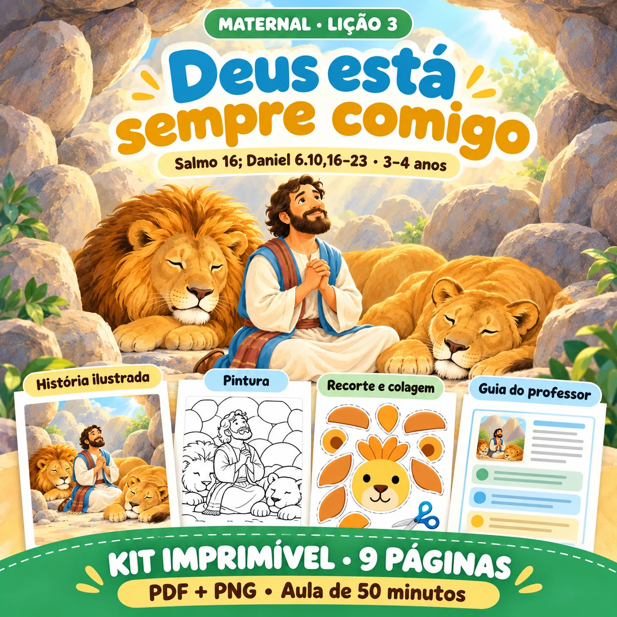 Prévia 1 de Kit aula 3 — Deus está sempre comigo