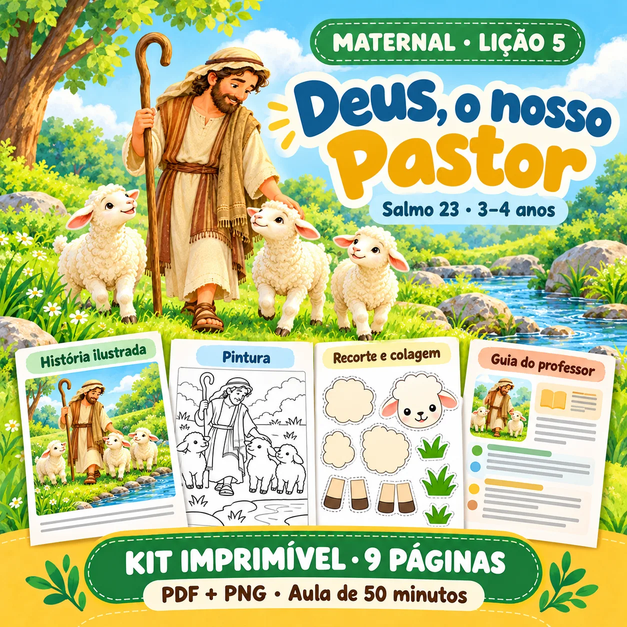 Prévia 1 de Kit aula 5 — Deus, o nosso Pastor