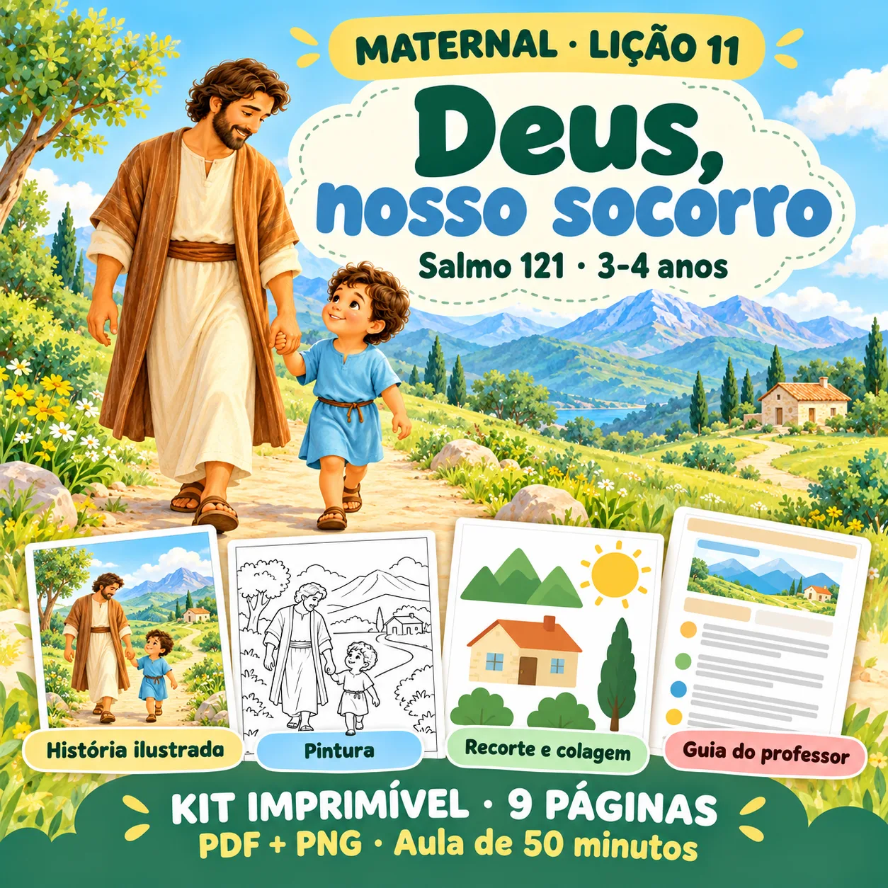 Prévia 1 de Kit aula 11 — Deus, nosso socorro
