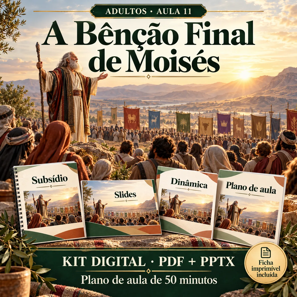 Prévia 1 de Kit aula 11 — A Bênção Final de Moisés