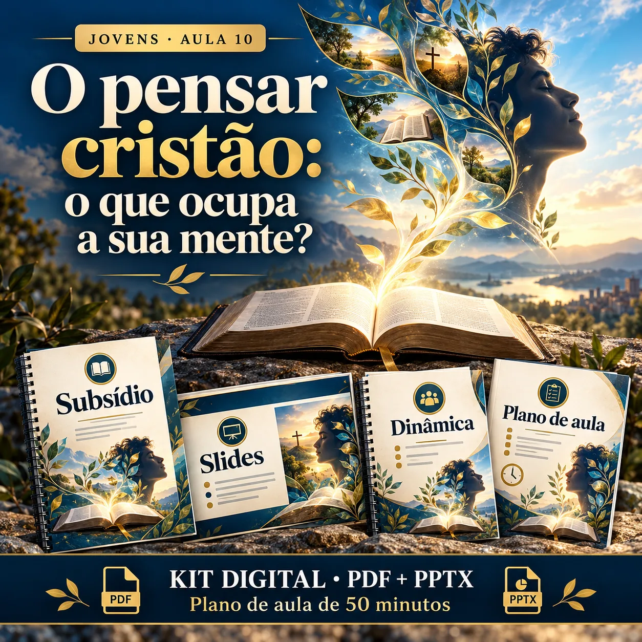 Prévia 1 de Kit aula 10 — O pensar cristão: o que ocupa a sua mente?