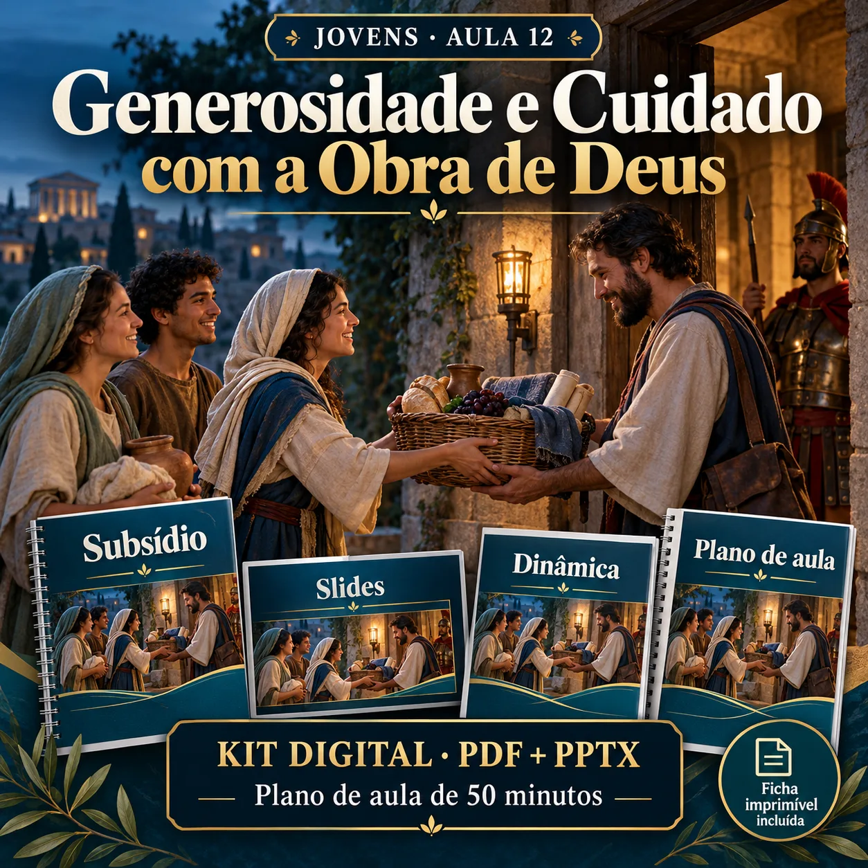 Prévia 1 de Kit aula 12 — Generosidade e Cuidado com a Obra de Deus