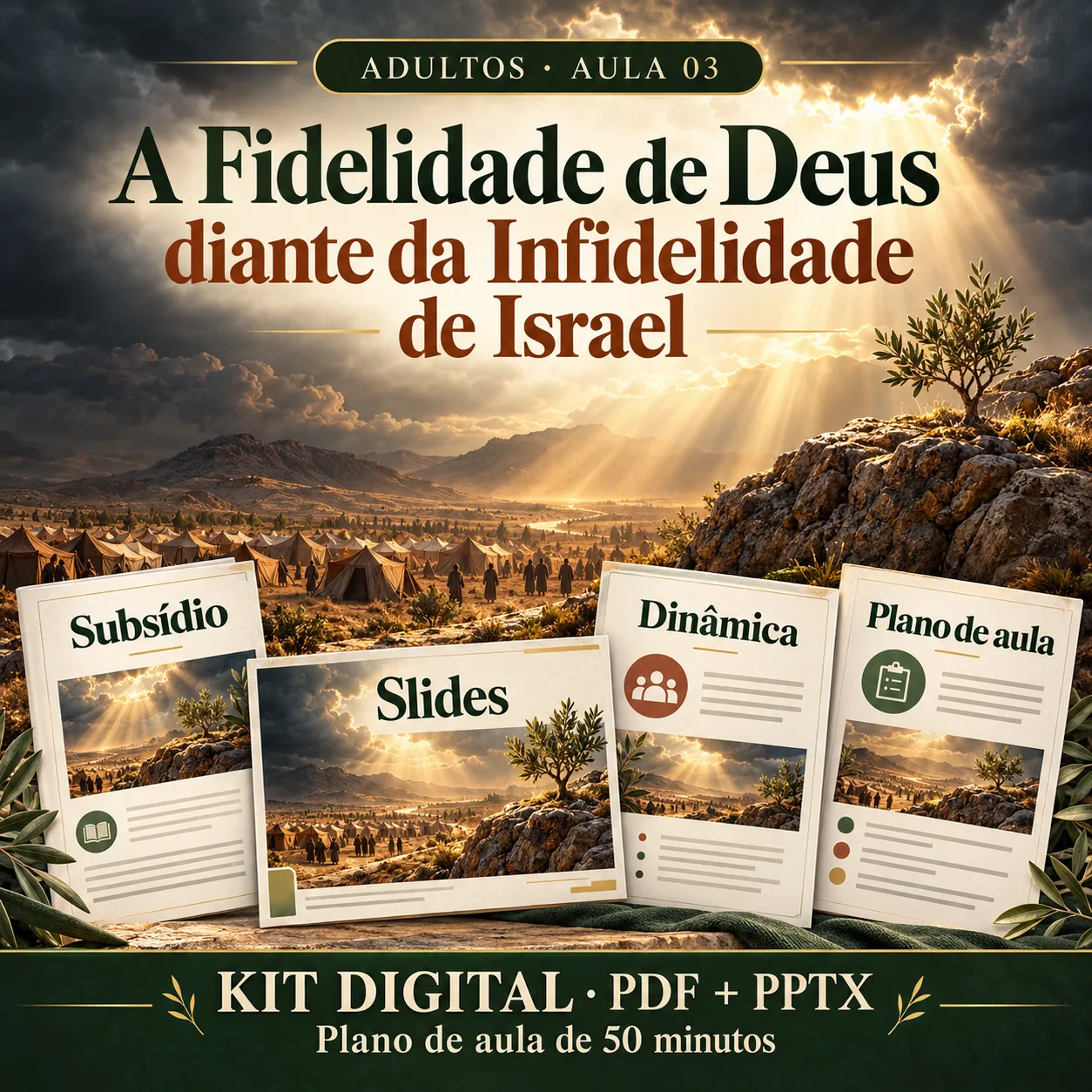 Prévia 1 de Kit aula 3 — A Fidelidade de Deus diante da Infidelidade de Israel
