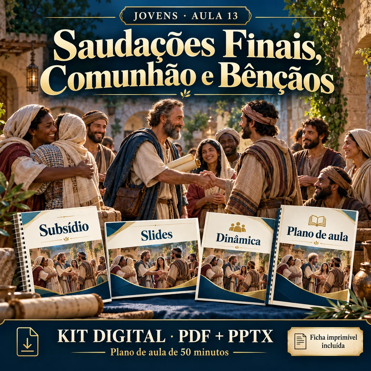 Prévia 1 de Kit aula 13 — Saudações Finais, Comunhão e Bênçãos