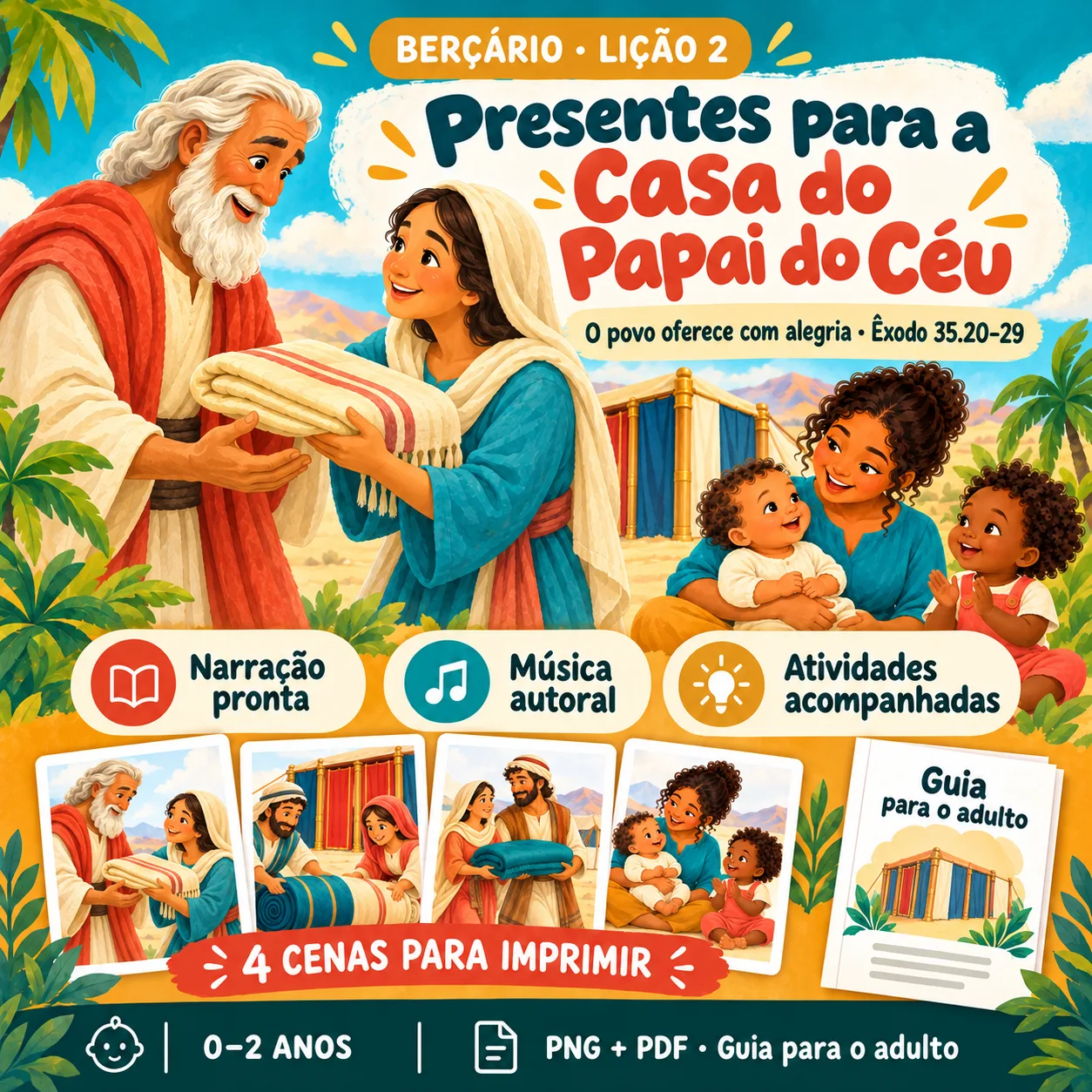 Prévia 1 de Kit aula 2 — Presentes para a Casa do Papai do Céu