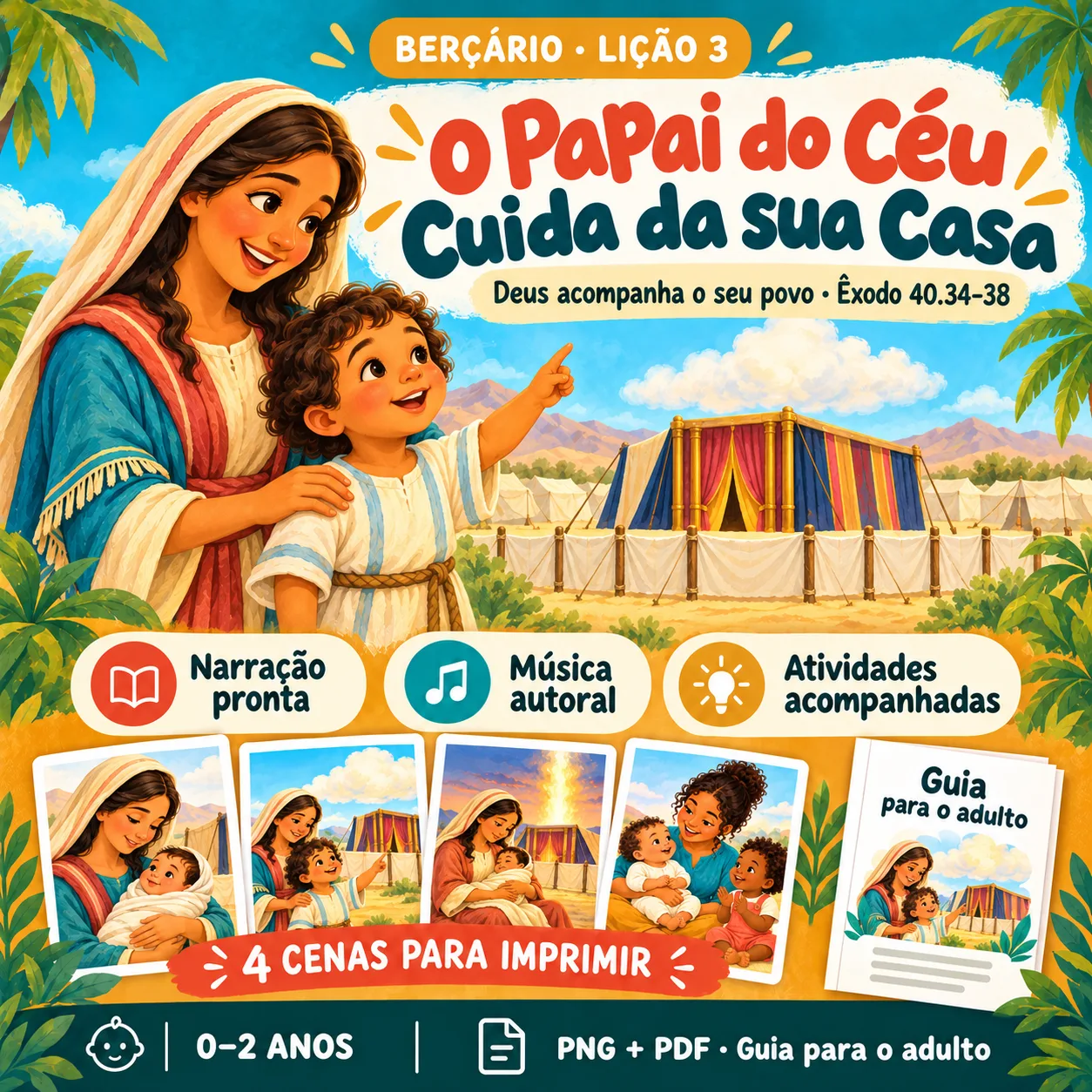 Prévia 1 de Kit aula 3 — O Papai do Céu Cuida da sua Casa