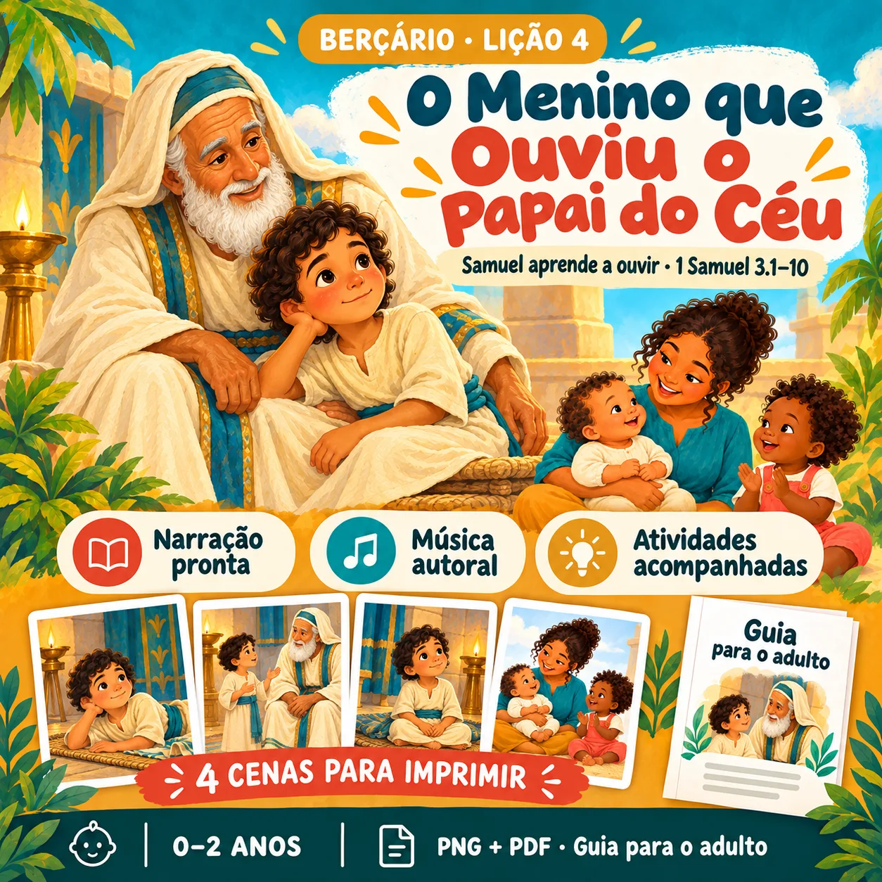 Prévia 1 de Kit aula 4 — O Menino que Ouviu o Papai do Céu