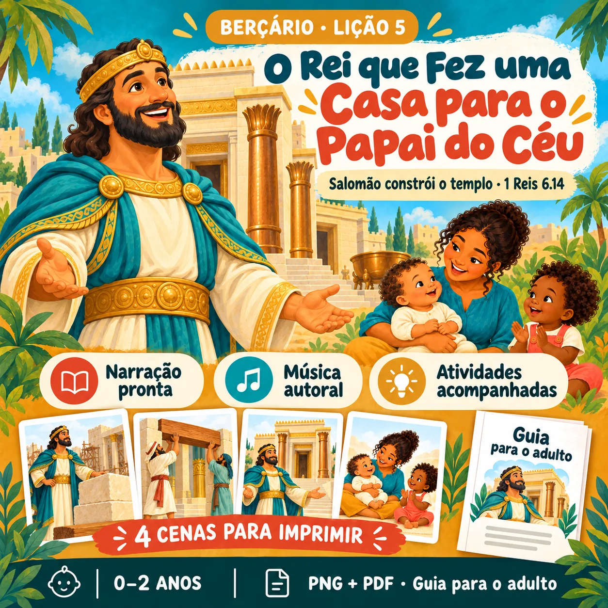 Prévia 1 de Kit aula 5 — O Rei que Fez uma Casa para o Papai do Céu