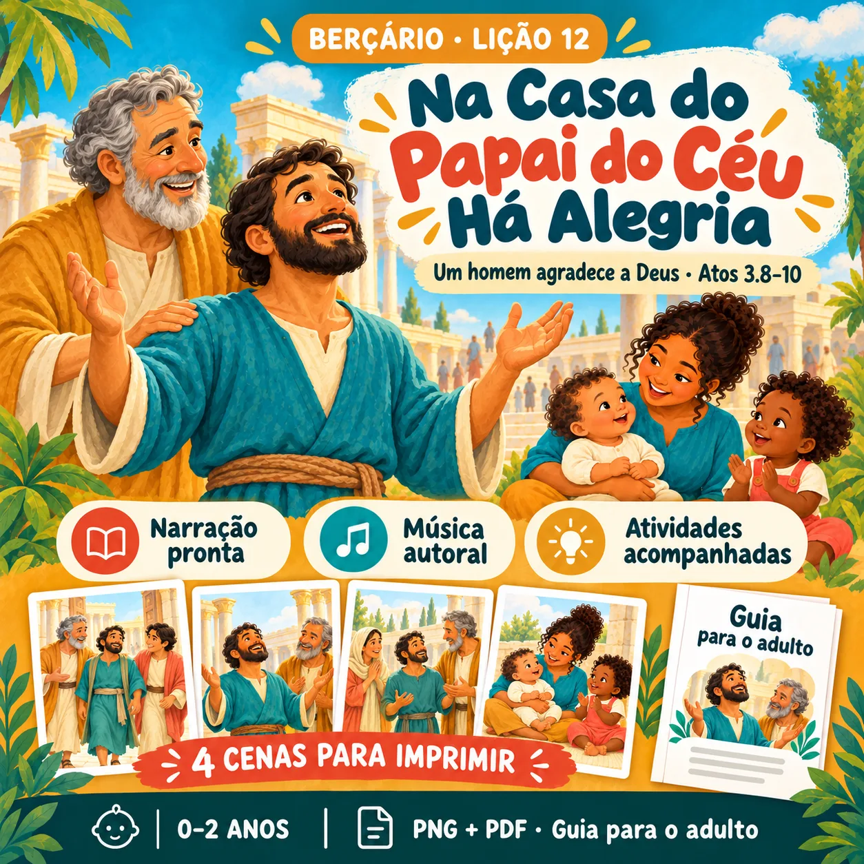Prévia 1 de Kit aula 12 — Na Casa do Papai do Céu Há Alegria