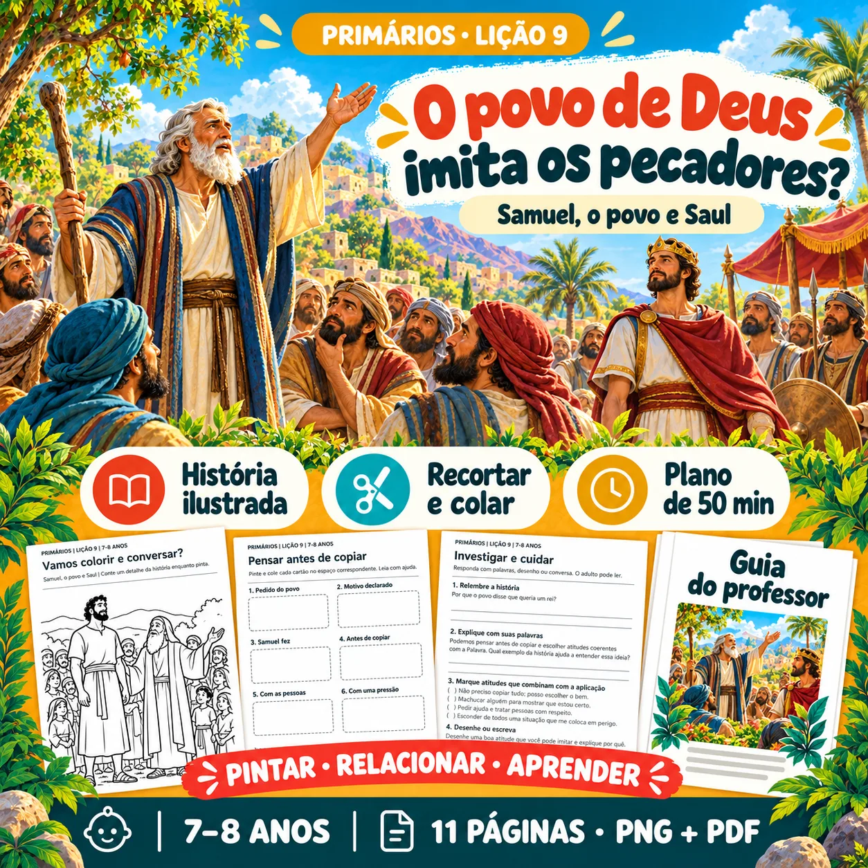 Prévia 1 de Kit aula 9 — O povo de Deus imita os pecadores?