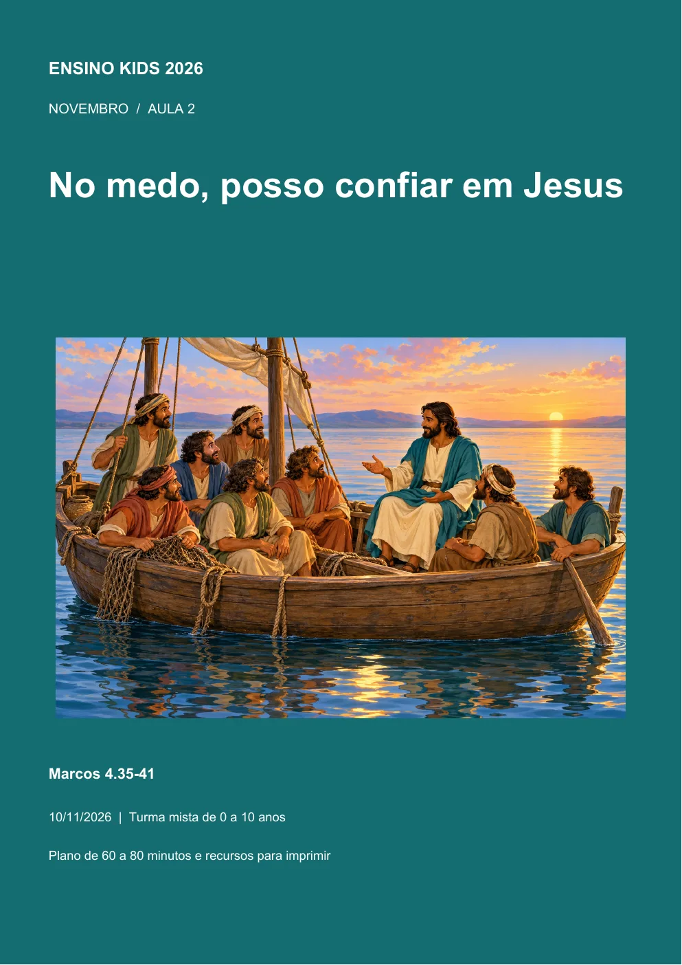 Prévia 1 de Kit aula 2 — No medo, posso confiar em Jesus