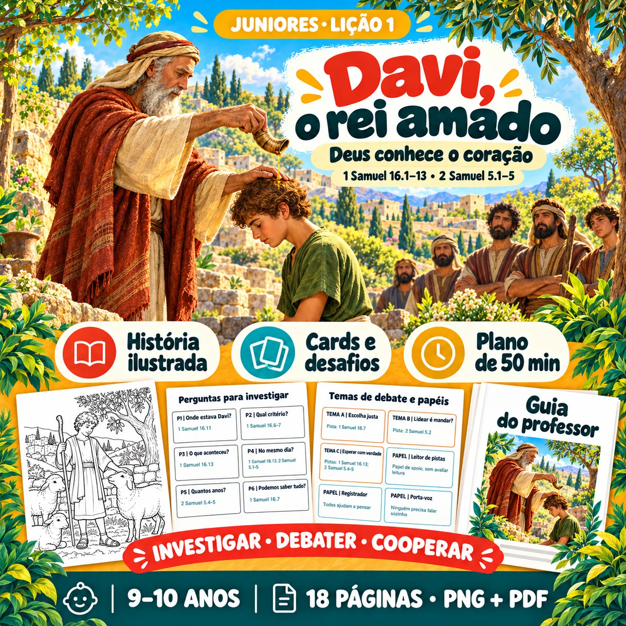 Prévia 1 de Kit aula 1 — Davi, o rei amado