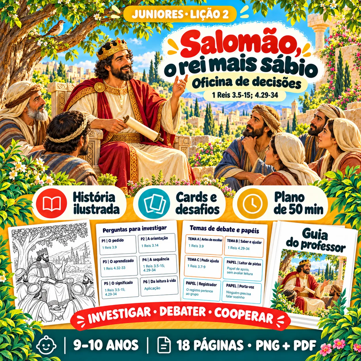Prévia 1 de Kit aula 2 — Salomão, o rei mais sábio