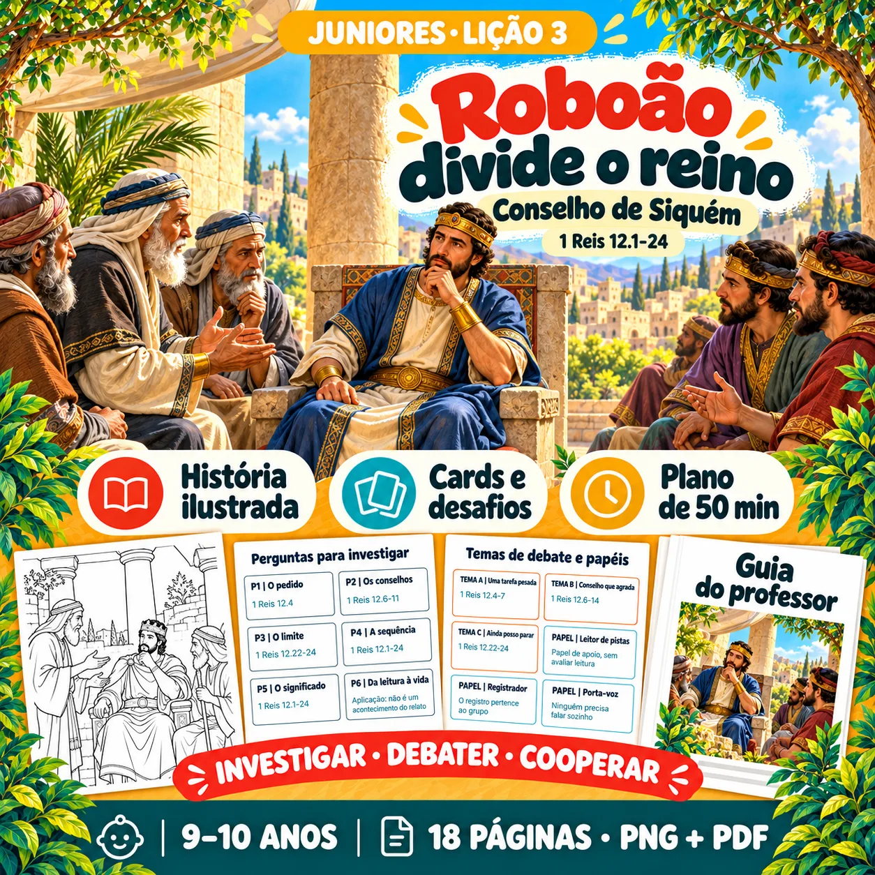 Prévia 1 de Kit aula 3 — Roboão divide o reino