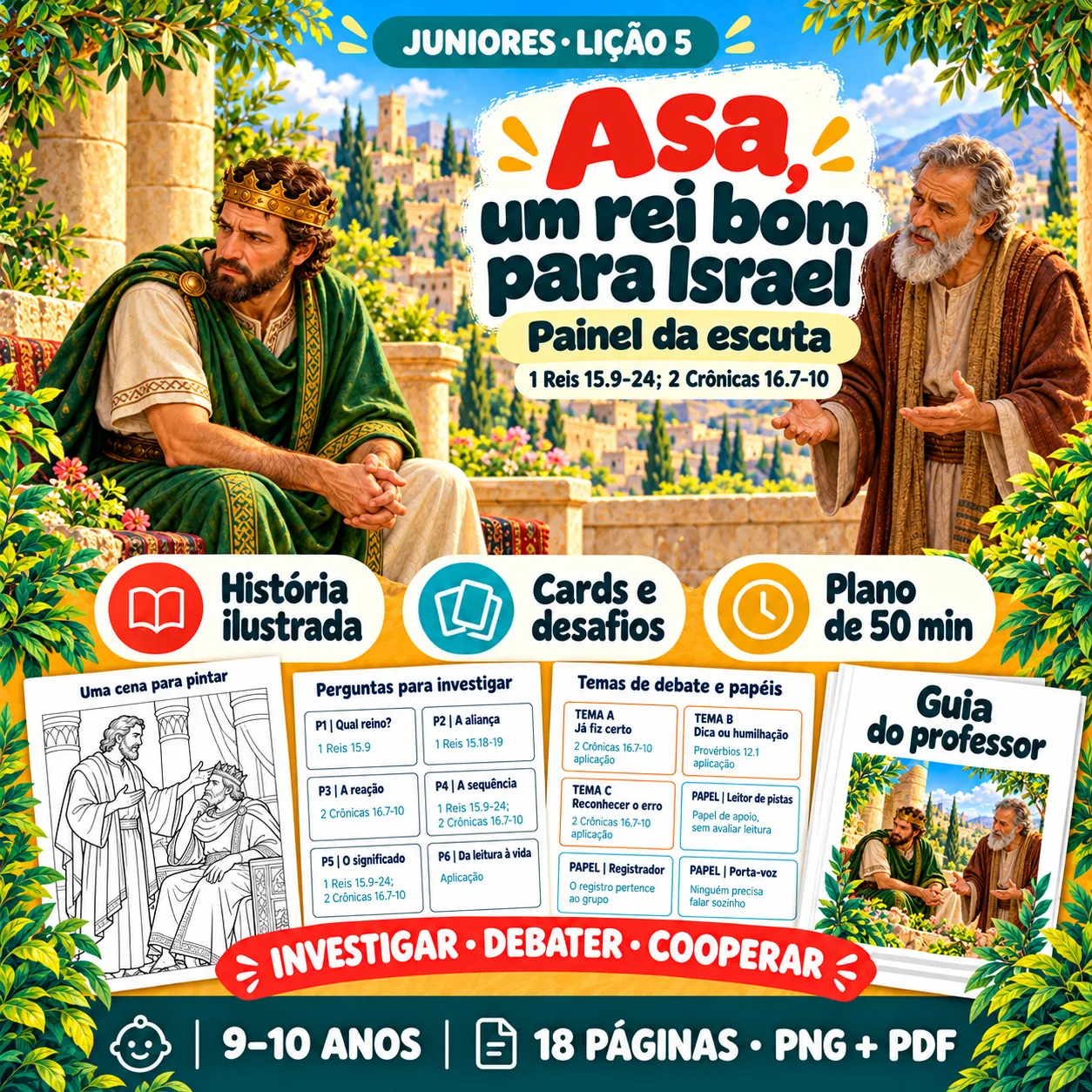 Prévia 1 de Kit aula 5 — Asa, um rei bom para Israel