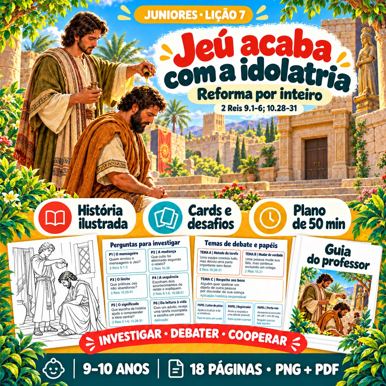 Prévia 1 de Kit aula 7 — Jeú acaba com a idolatria