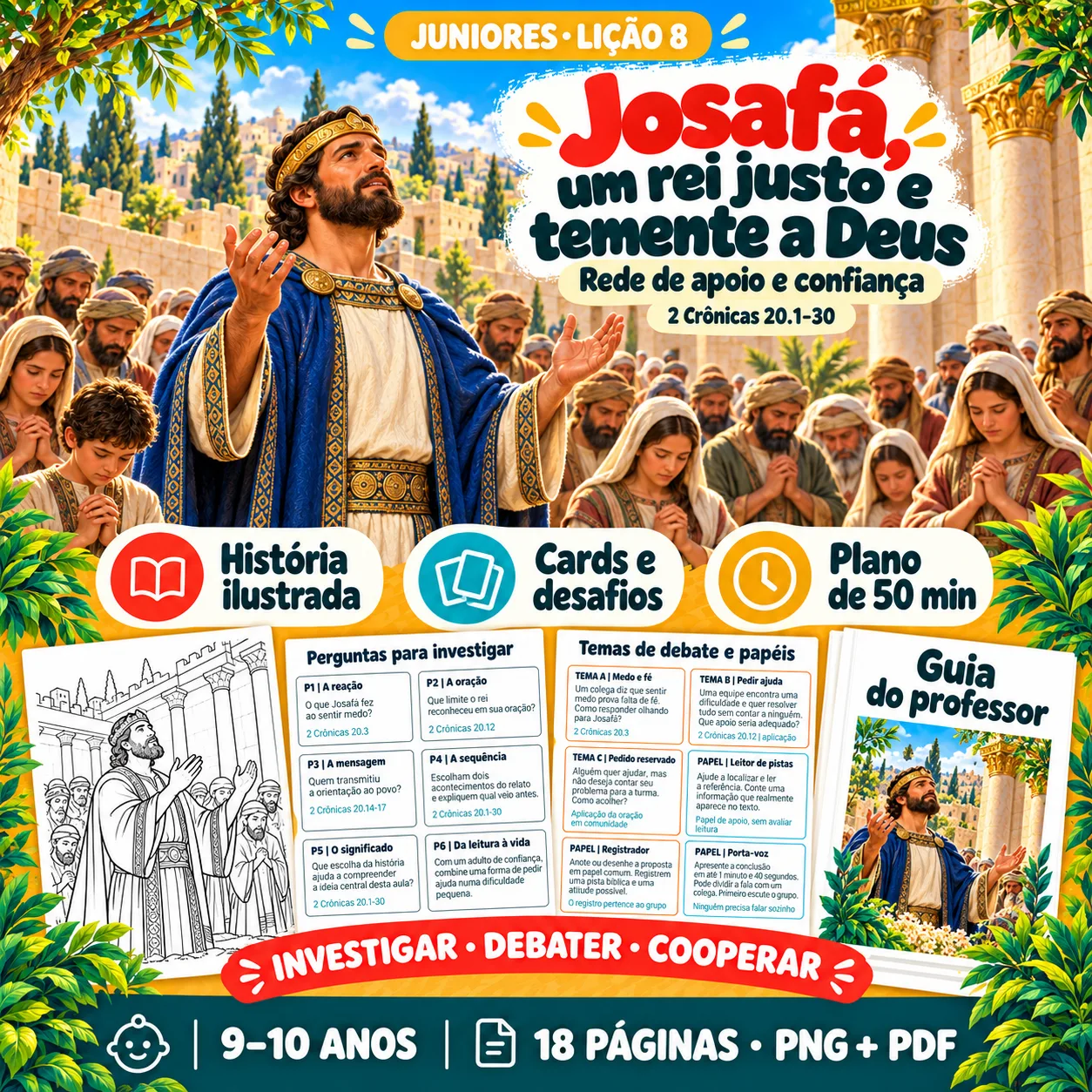 Prévia 1 de Kit aula 8 — Josafá, um rei justo e temente a Deus