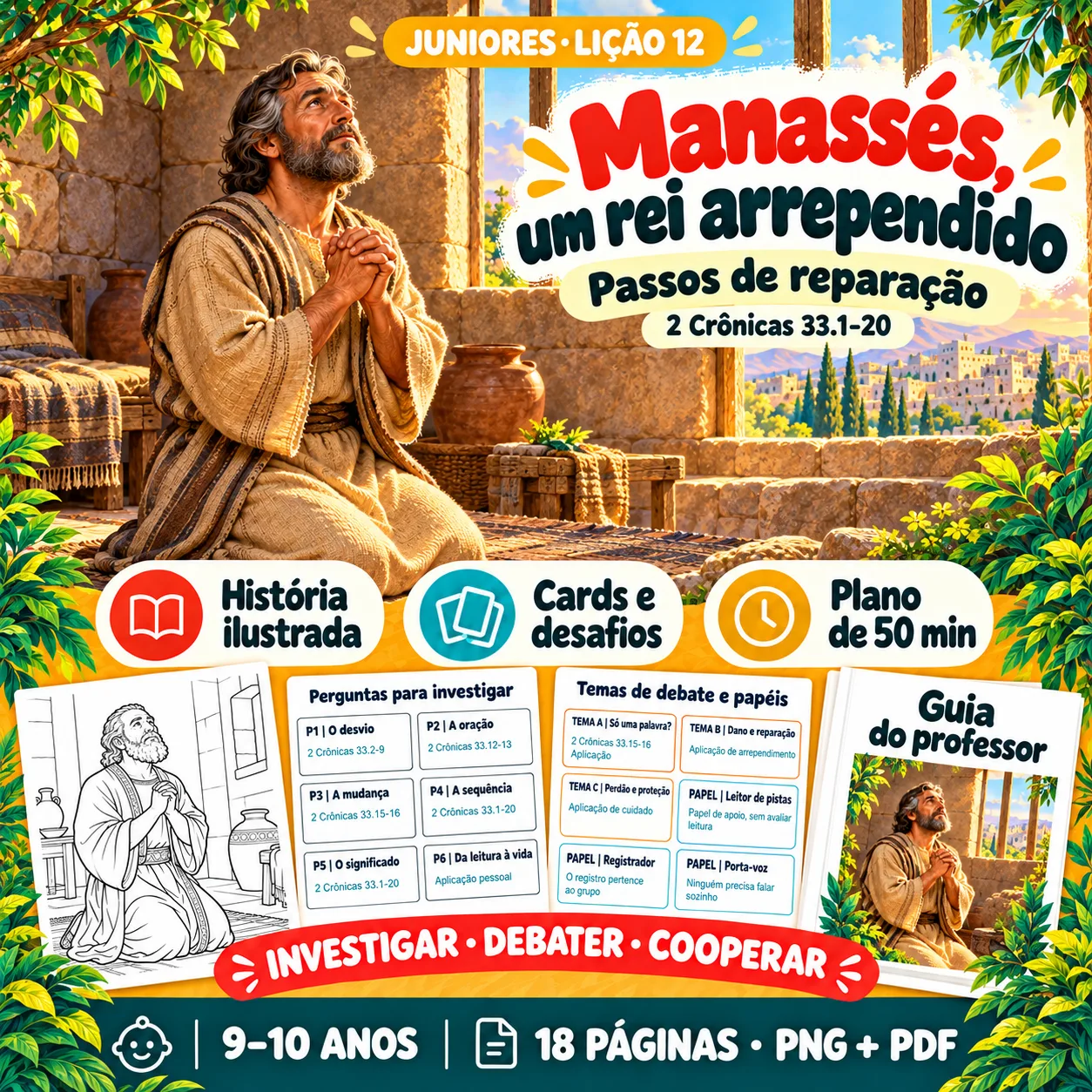 Prévia 1 de Kit aula 12 — Manassés, um rei arrependido